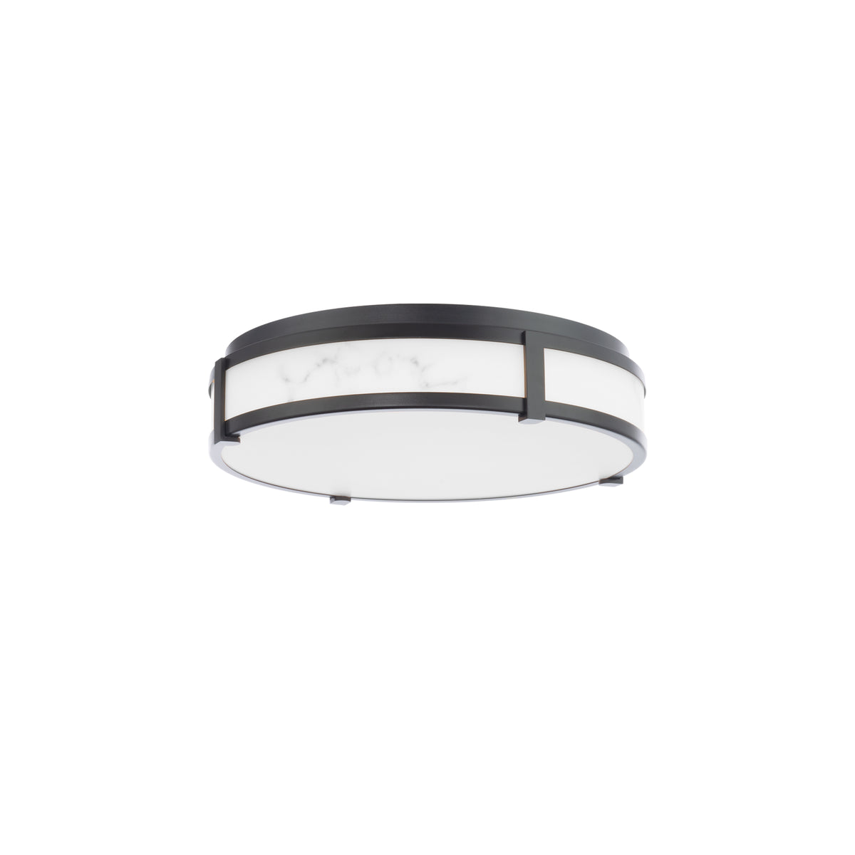 Constantine 18in Flush Mount Black
