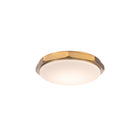 Grommet Flush Mount 16in Antique Brass