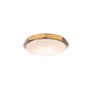 Grommet Flush Mount 16in Antique Brass