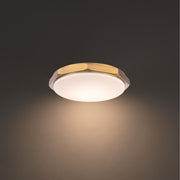 Grommet Flush Mount 16in Antique Brass detail
