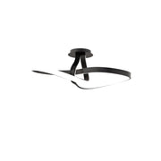 Mobius Flush Mount Black