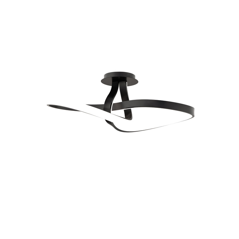 Mobius Flush Mount Black