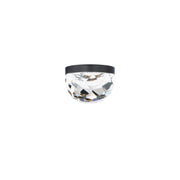 Cascade Crystal Flush Mount - Black