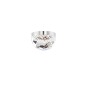 Cascade Crystal Flush Mount - Polished Nickel