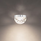 Cascade Crystal Flush Mount - Polished Nickel Angle 2