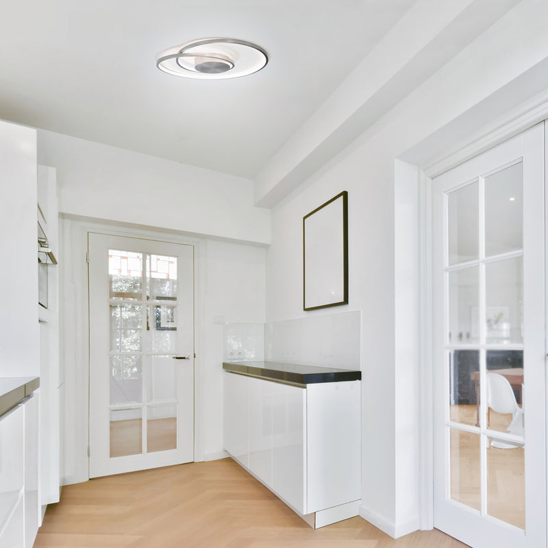Marques Flush Mount Brushed Nickel