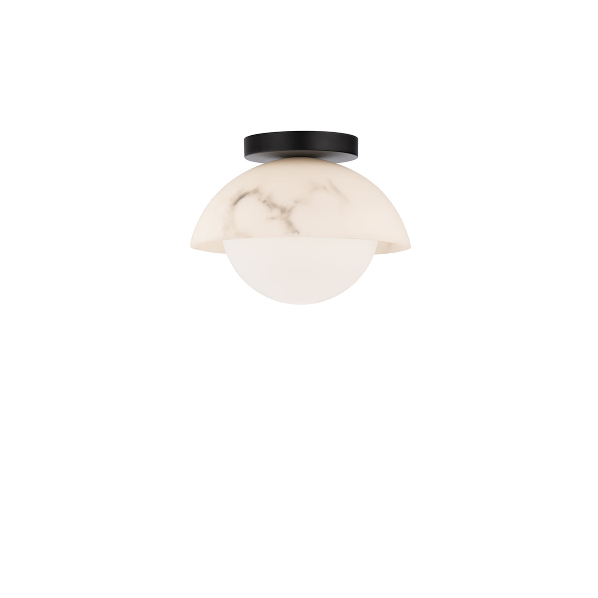 Moonstone Flush Mount Black