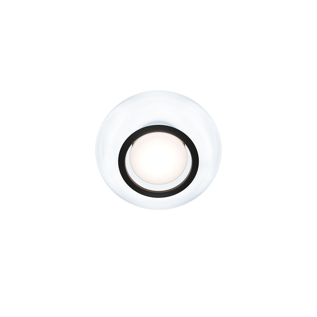 Doma 13in Flush Mount Black