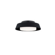 Chapeau 16in Flush Mount Black