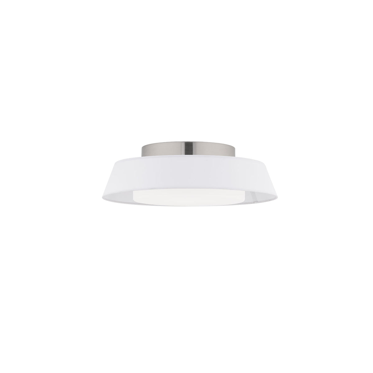Chapeau 16in Flush Mount White
