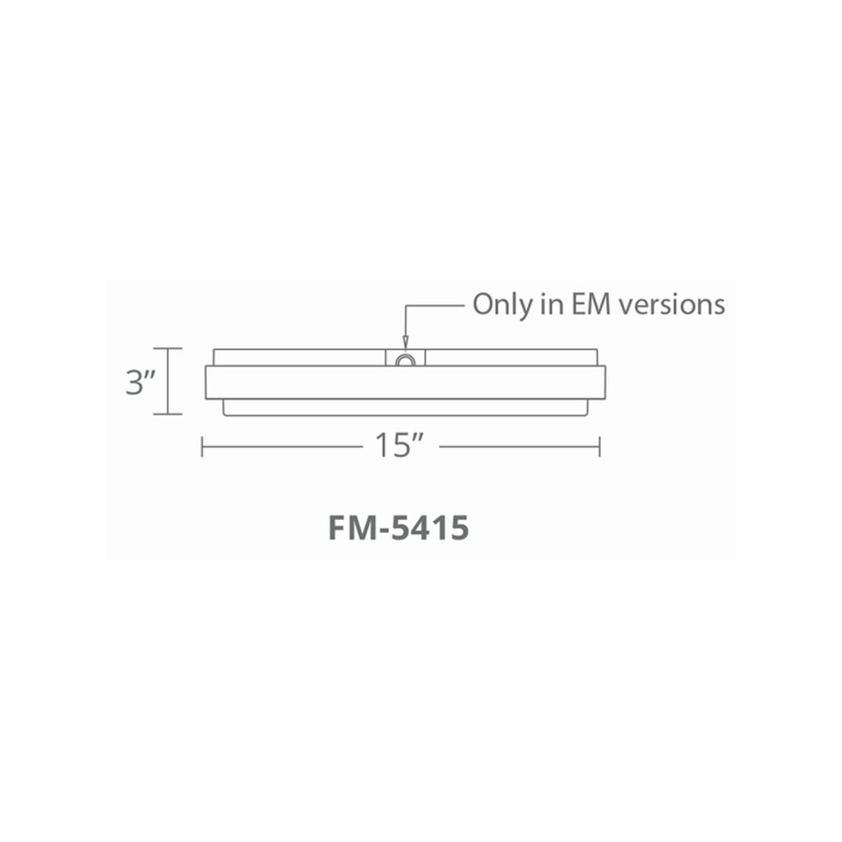 Zenith Flush Mount EM Battery