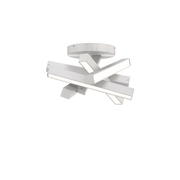Chaos Flush Mount Brushed Aluminum