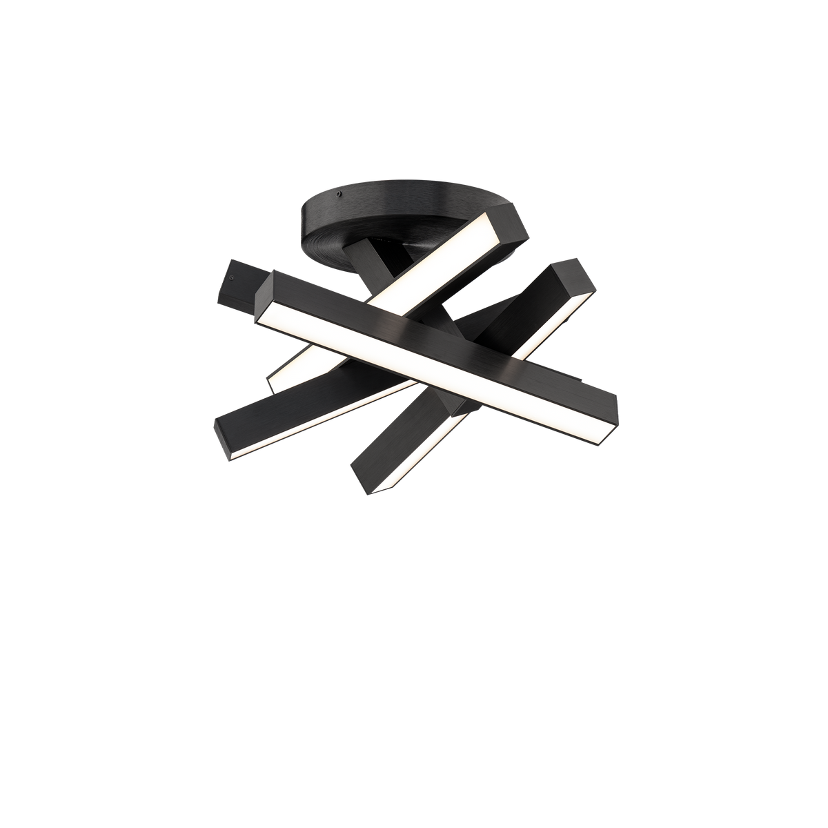 Chaos Flush Mount Black