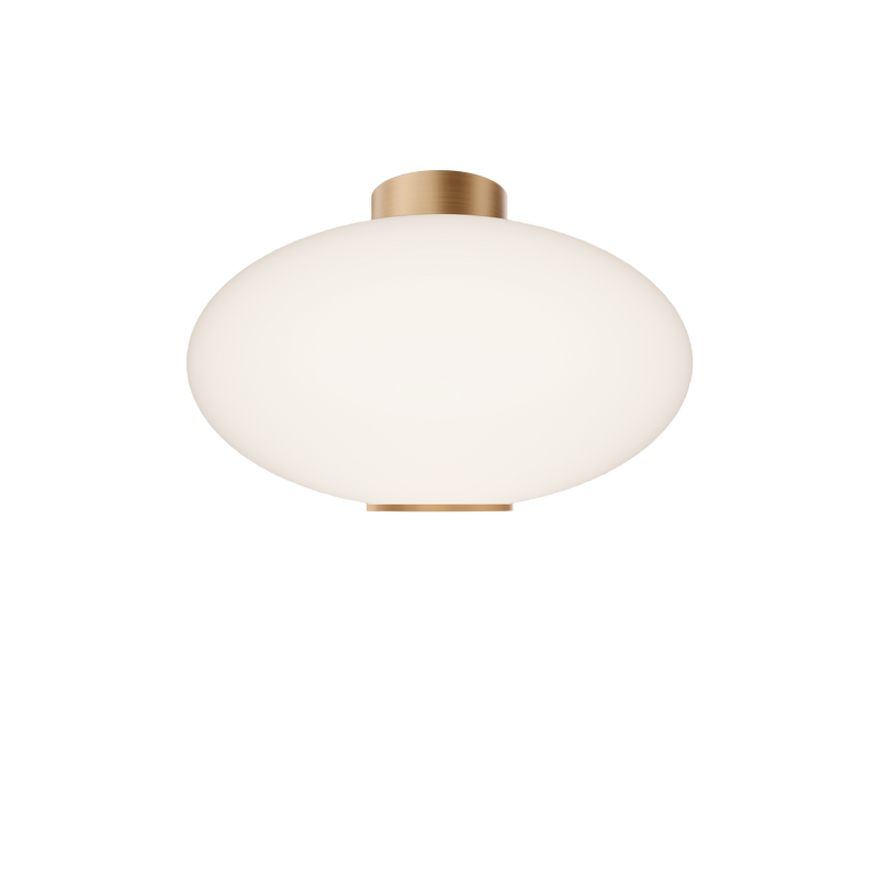 Illusion Flush Mount Aged Brass