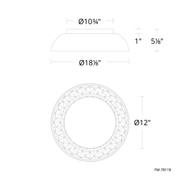 Prisma Flush Mount 277V