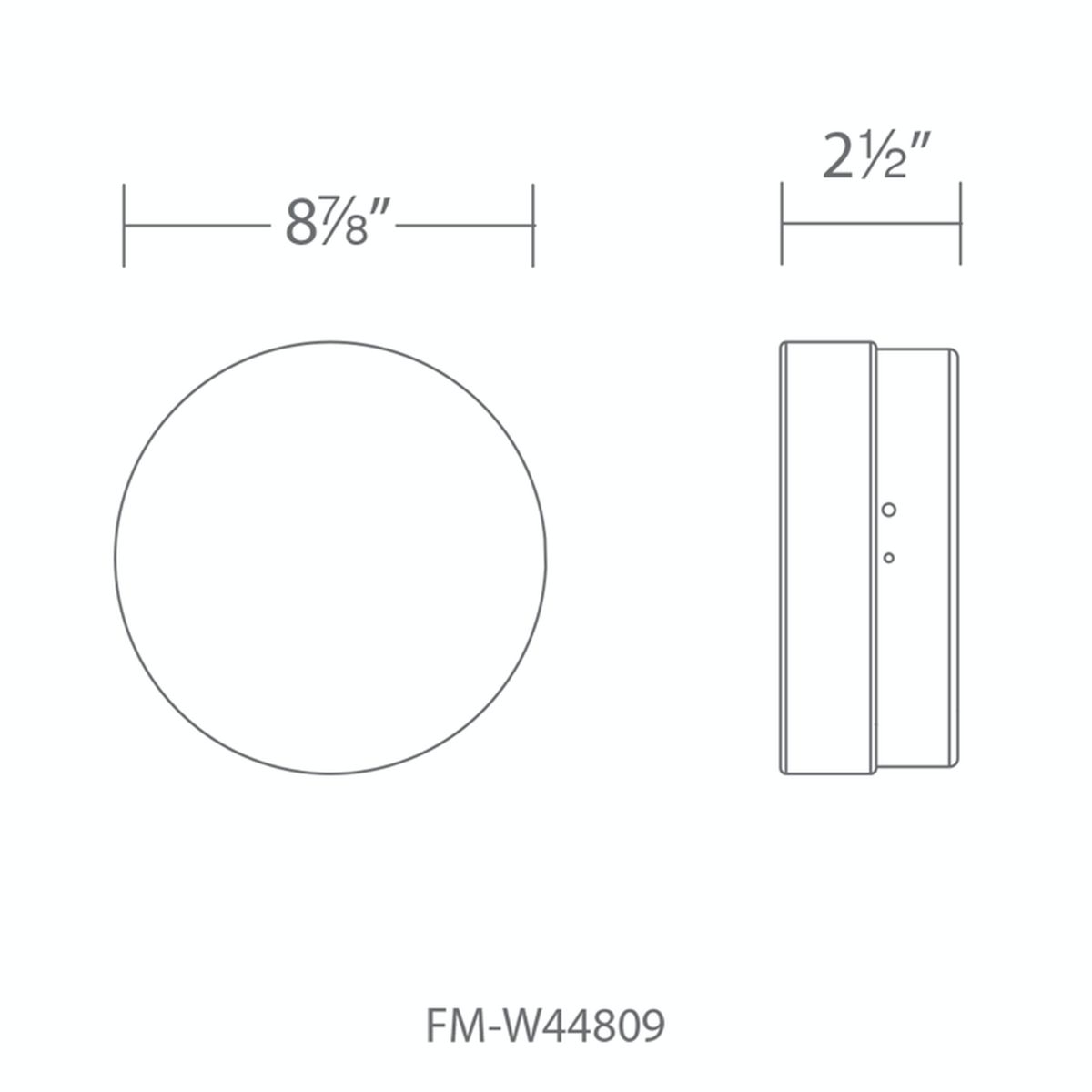 Pi Outdoor Flush Mount 277V