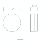 Pi Outdoor Flush Mount 277V
