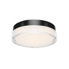 Dot 9in Outdoor Flush Mount Black