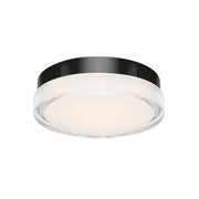 Dot 9in Outdoor Flush Mount Black