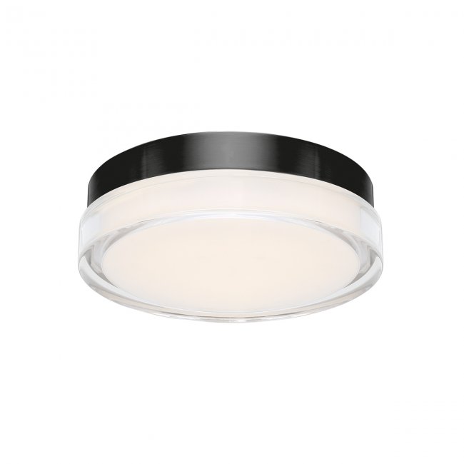 Dot 9in Outdoor Flush Mount Black