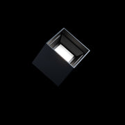 Kube Outdoor Flush Mount - Black lifestyle