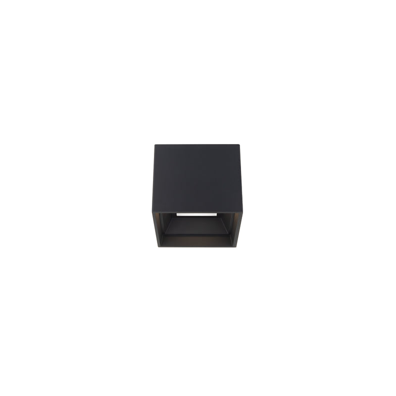 Kube Outdoor Flush Mount - Black