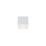 Kube Outdoor Flush Mount - White