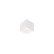 Kube Outdoor Flush Mount - White detail