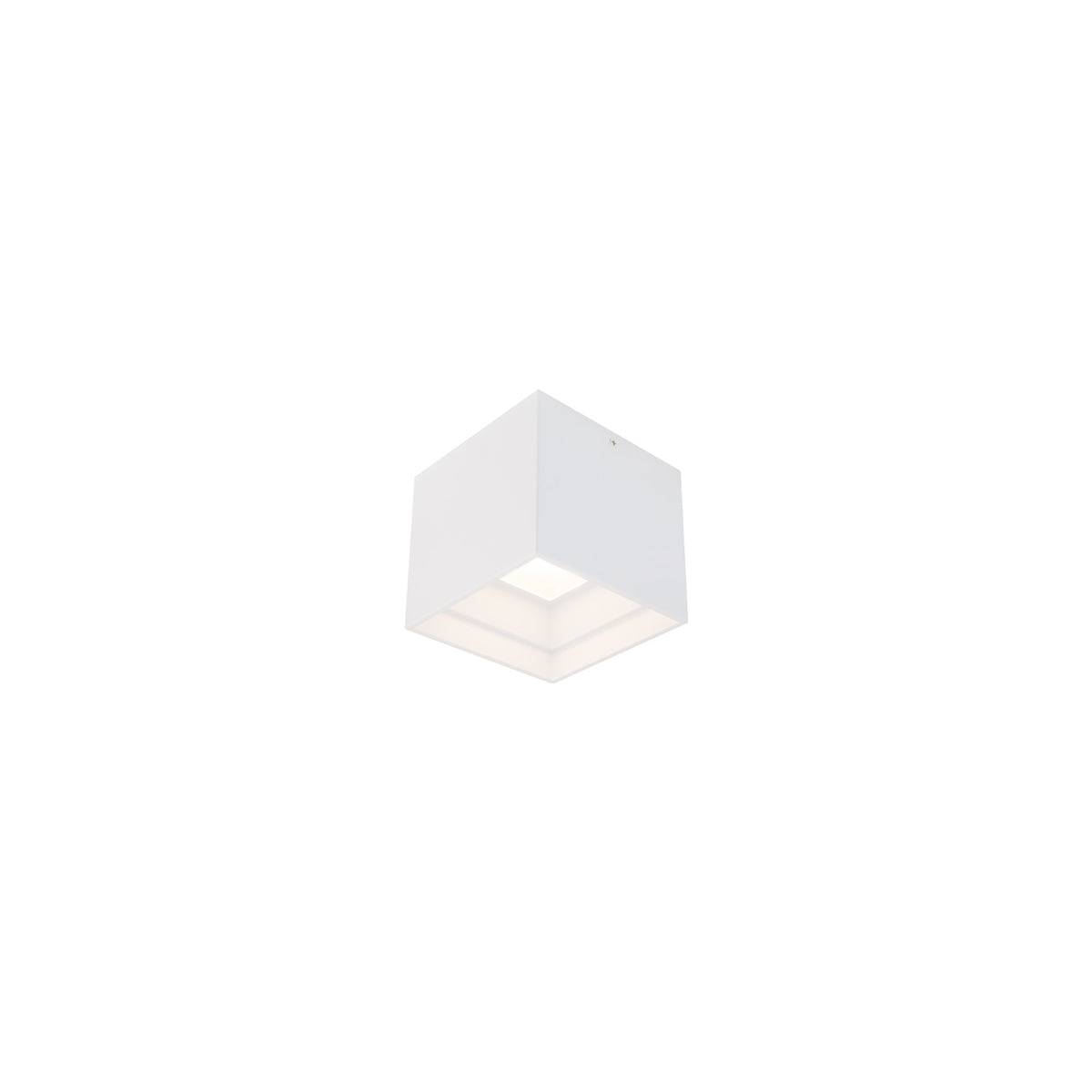 Kube Outdoor Flush Mount - White detail