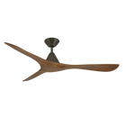 Carve Ceiling Fan - Bronze/Distressed Koa