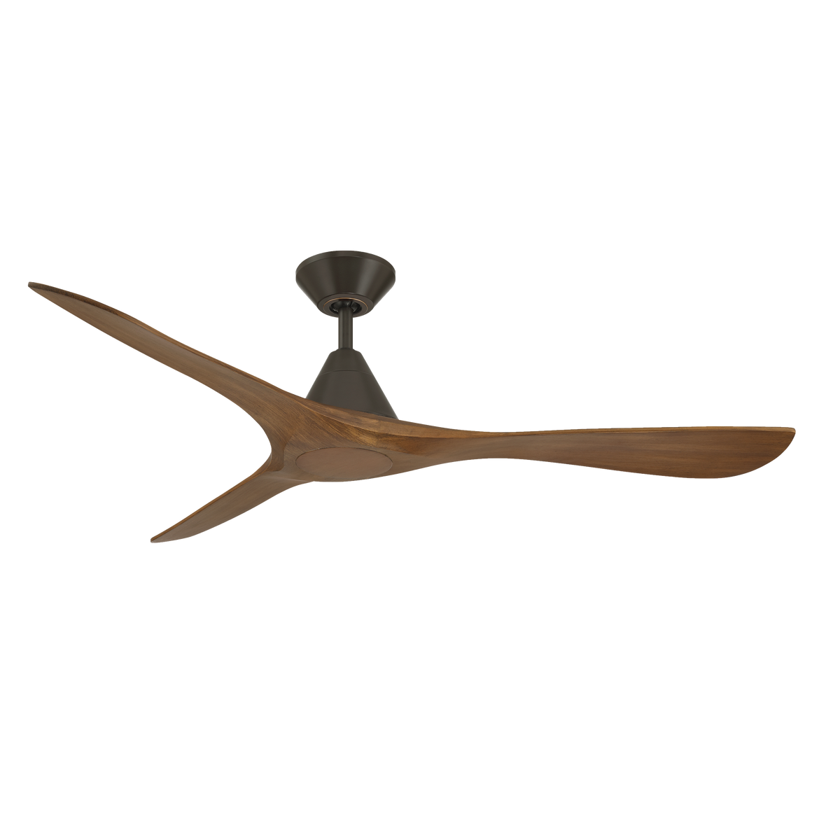 Carve Ceiling Fan - Bronze/Distressed Koa