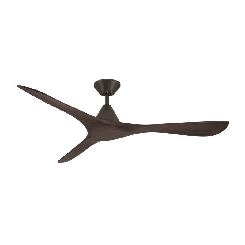 Carve Ceiling Fan - Bronze/Dark Walnut