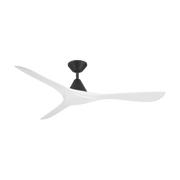 Carve Ceiling Fan - Matte Black/Matte White