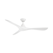 Carve Ceiling Fan - Matte White