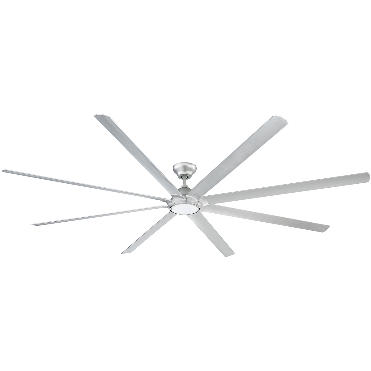 Hydra Ceiling Fan 120in Titanium Silver