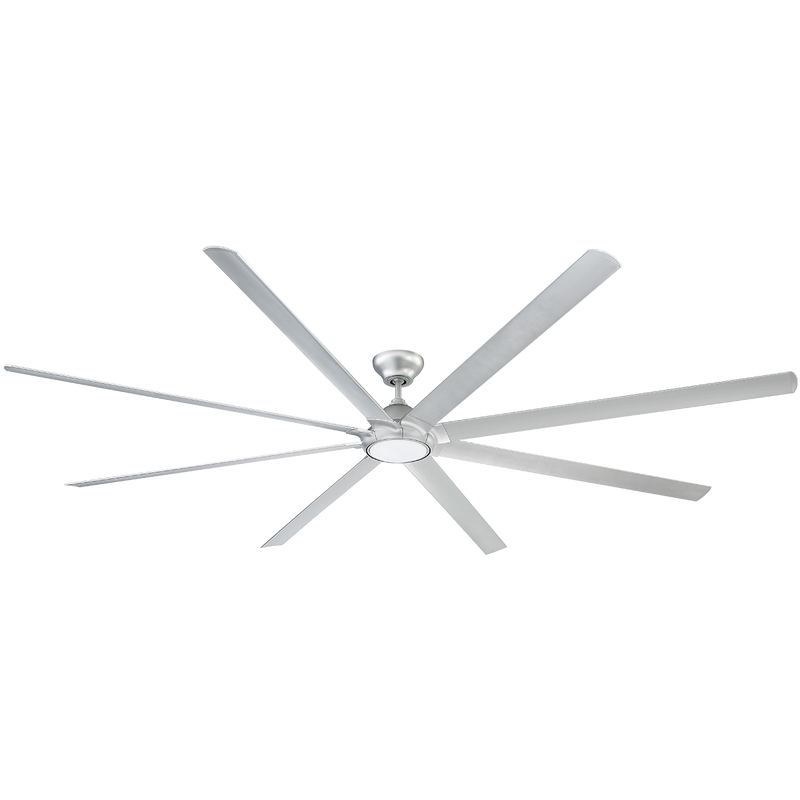 Hydra Ceiling Fan 120in Titanium Silver