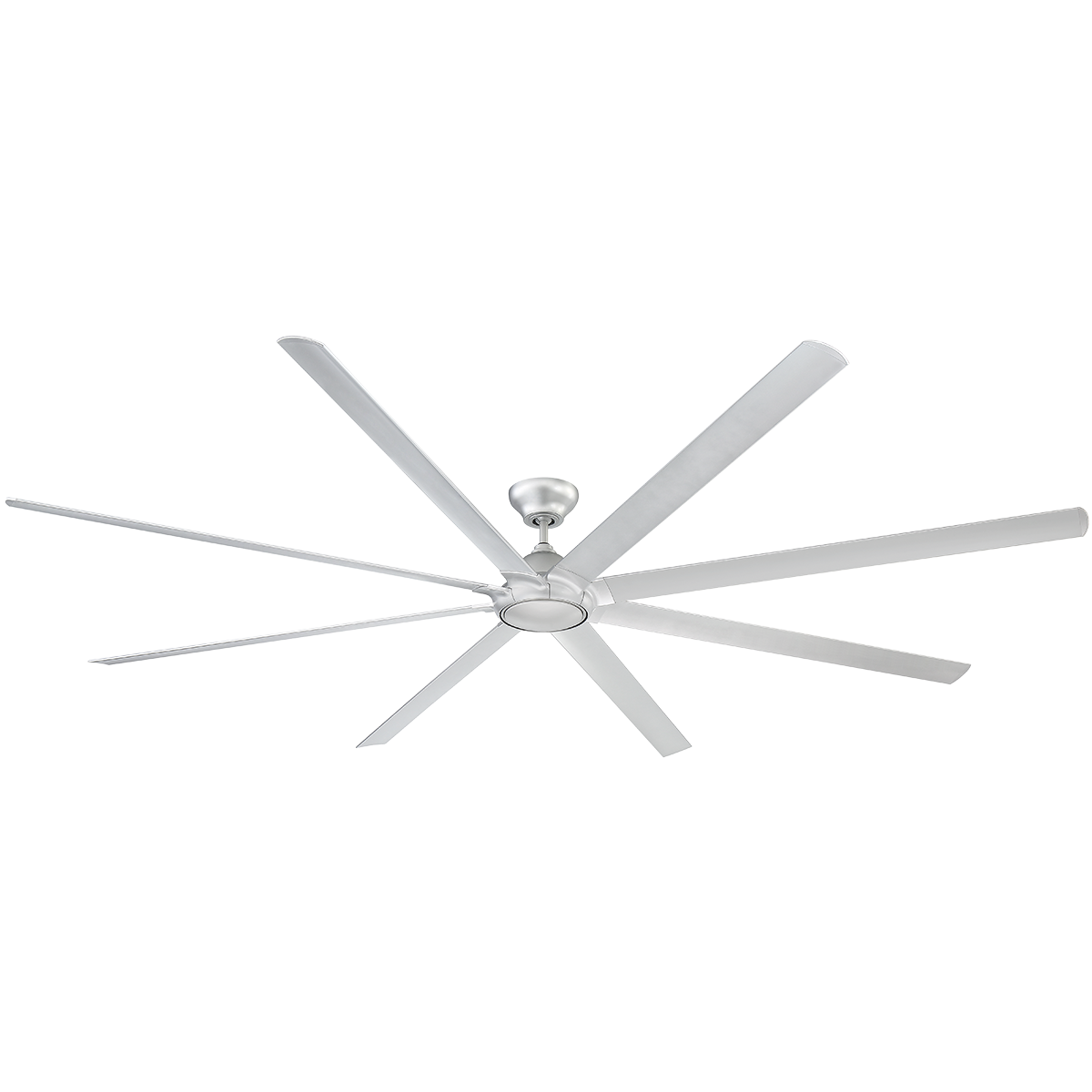 Hydra Ceiling Fan 120in Titanium Silver