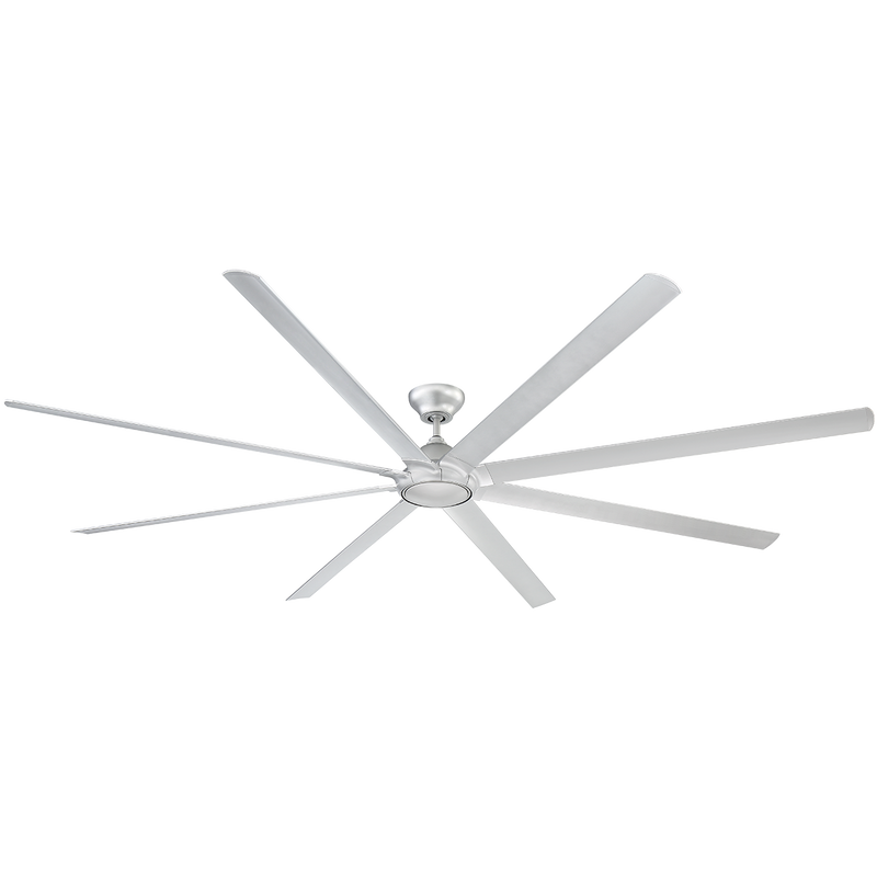 Hydra Ceiling Fan 120in Titanium Silver