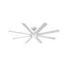 Hydra Ceiling Fan 80in Titanium Silver