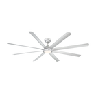Hydra Ceiling Fan 96in Titanium Silver