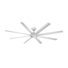 Hydra Ceiling Fan 96in Titanium Silver