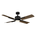 Cervantes Ceiling Fan Matte Black/Barn Wood