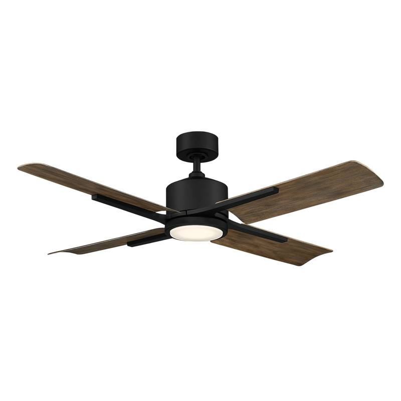 Cervantes Ceiling Fan Matte Black/Barn Wood