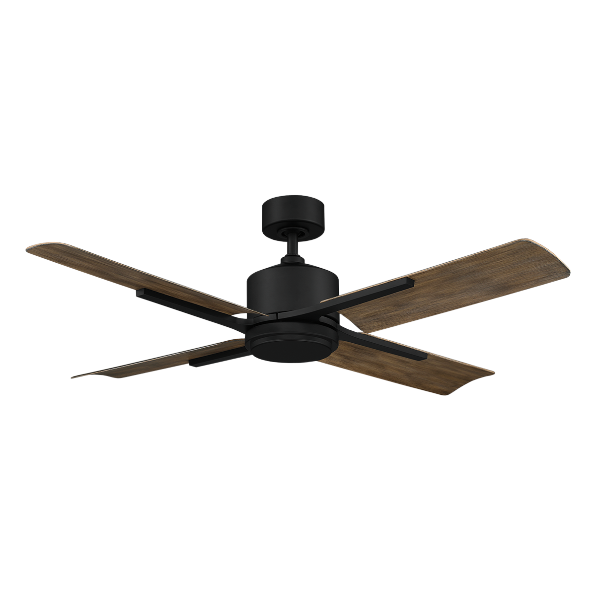Cervantes Ceiling Fan Matte Black Angle 2