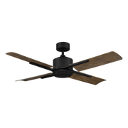 Cervantes Ceiling Fan Matte Black Angle 2