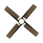 Cervantes Ceiling Fan Matte Black Angle 4