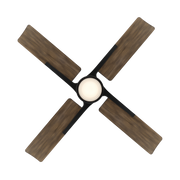 Cervantes Ceiling Fan Matte Black Angle 4