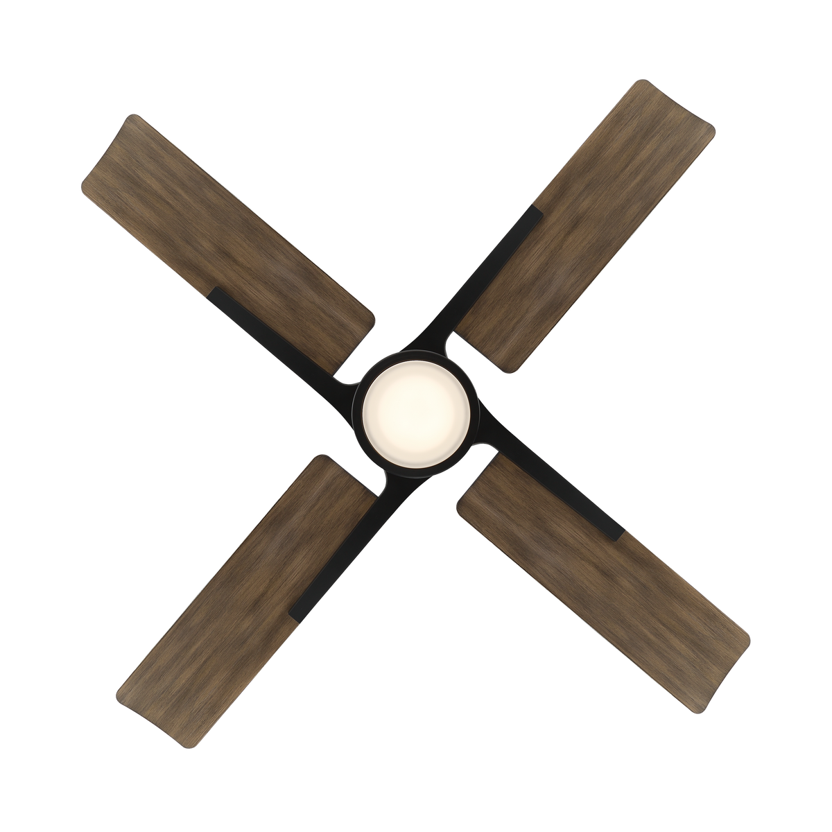 Cervantes Ceiling Fan Matte Black Angle 4