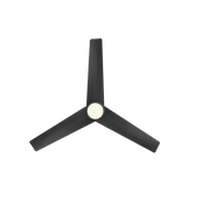 Lotus Ceiling Fan - Matte Black detail 2