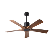 Aviator 5 Ceiling Fan Matte Black/Distressed Koa